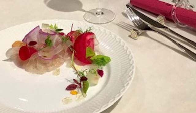 リストランテ ラ ソリア - 料理写真:本日の鮮魚のカルパッチョ仕立て