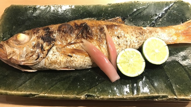 先斗町寿司よし乃 - 料理写真:のどぐろ塩焼き