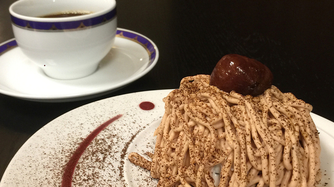 あし湯カフェ エスポ - 料理写真:人気No1！自家製コーヒーゼリーを使用した珈琲モンブラン！