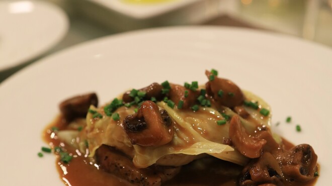 サラマンジェ ド ヨシノ - 料理写真:フォアグラとキャベツ