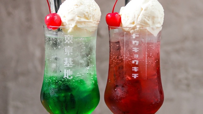 Risotto Cafe 東京基地 - ドリンク写真:クリームソーダ