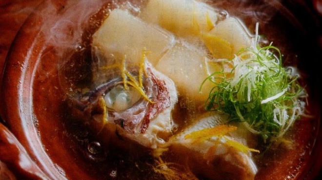 Supponnabe Hamoryouri Sanei - 料理写真:鯛かぶら鍋