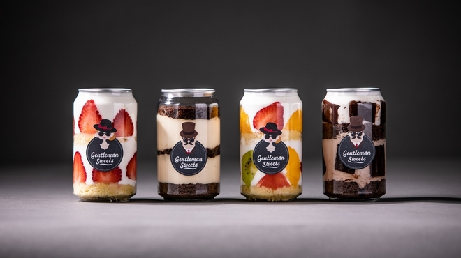 GENTLEMAN CAFE&BAR - 料理写真:スイーツ缶！４種類あり、季節に応じてフルーツも変わります！