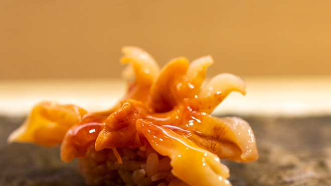 鮨 なかや - 料理写真:2022.4 赤貝