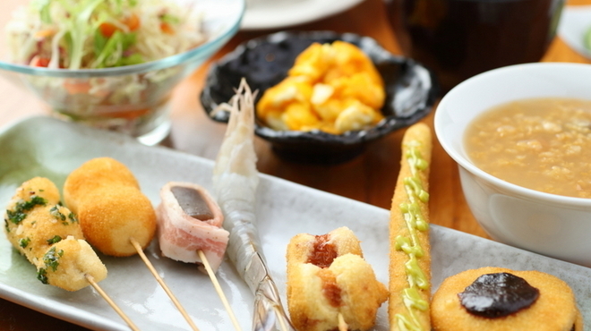 Kitashinchi Kushimasa - 料理写真:『野菜串がメインの『10種の串揚げランチ』』
