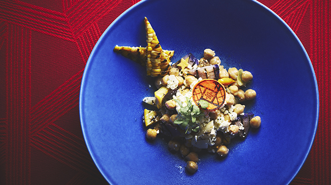 Indigo Home Kitchen Yamateras - 料理写真:ひよこ豆のサラダ グリルドネイバーフッドベジタブル