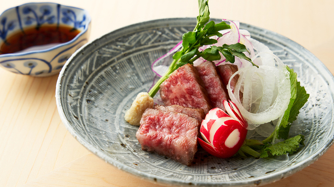 鮨 みやこ - 料理写真:和牛のたたき