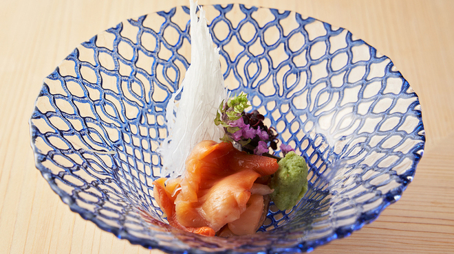 鮨 みやこ - 料理写真:赤貝のお造り