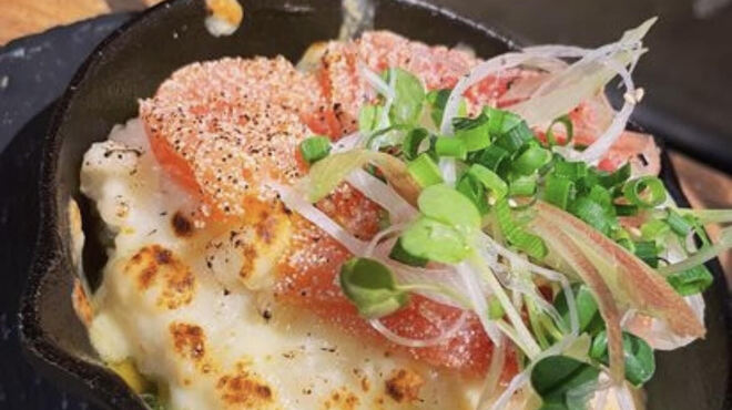 Nihonshu Baru Fanki Harudatsu Namihei Essensu - 料理写真:波平の炙り明太ポテサラ♪