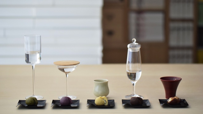 HIGASHIYA GINZA - 料理写真:酒果(お酒とひと口果子のペアリング)