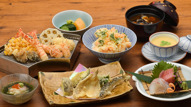 てんぷら 山の上 Roppongi - 料理写真:季節の味覚コース（夏）