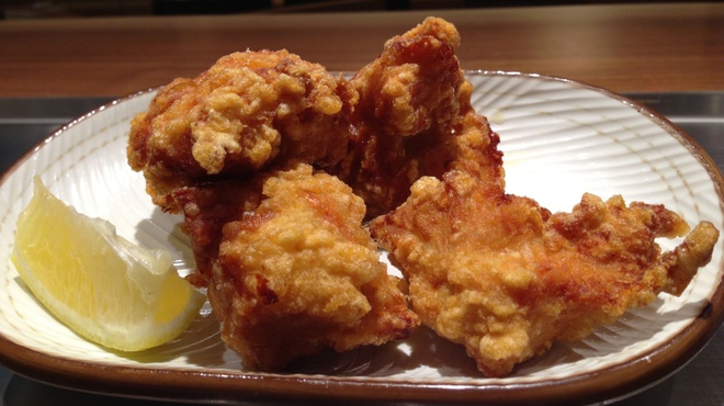お好み焼き 五郎っぺ食堂 - 料理写真:若鶏の唐揚げ　480円