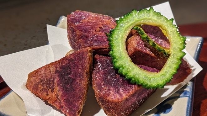 肉バル＆ダイニングヤンバルミート - 料理写真:紅芋ポストフライ
