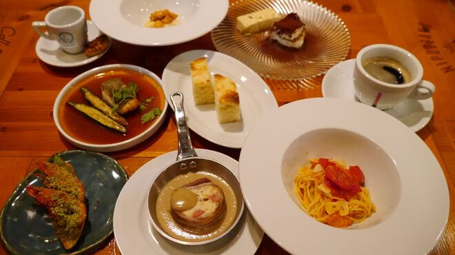 Trattoria GHI-HEI - 料理写真:【ディナー】おまかせコース※内容はイメージです。