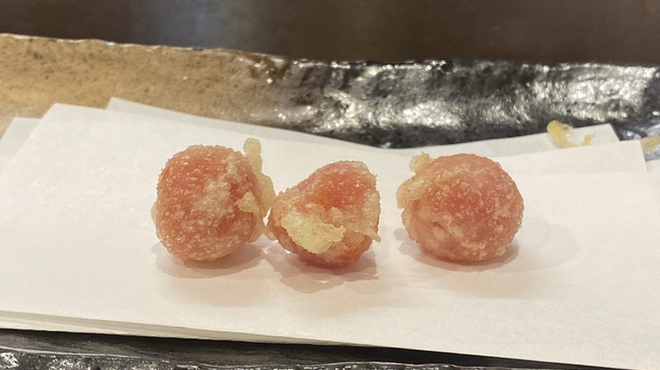 天ぷら鉄板料理 天旬 - 料理写真:銘柄物のプチトマト