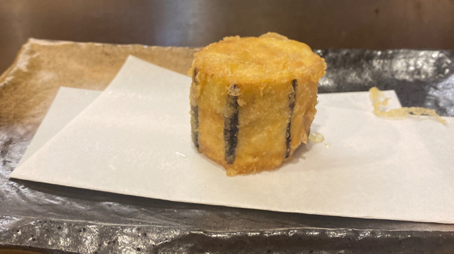 天ぷら鉄板料理 天旬 - 料理写真:うなぎナス