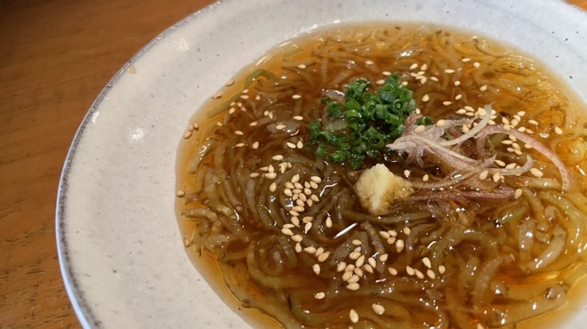 魚輝 - 料理写真:茄子の素麺