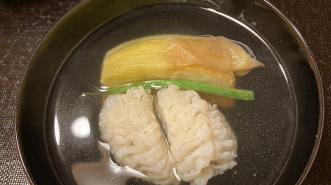 祥雲 - 料理写真:ハモ　長茄子