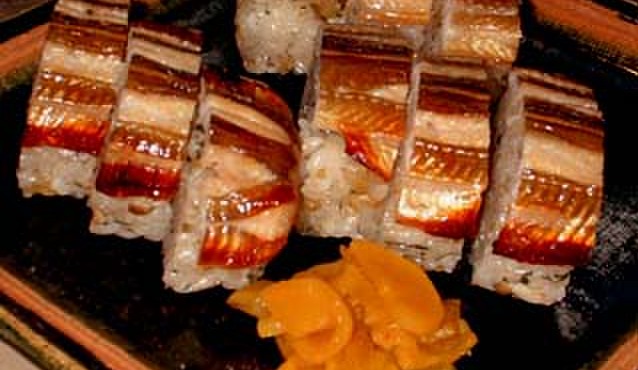 かき傳 - 料理写真:穴子のおこわ蒸し。「ぐるなびシェフ BEST MENU 2006」ベスト10に選出され決勝戦にて佳作及び中国エリア賞を受賞。要予約！