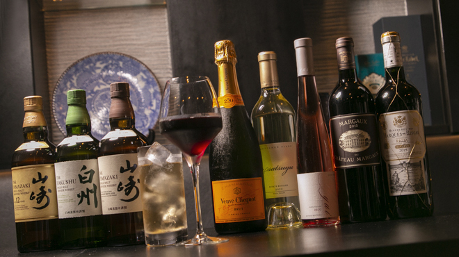 宮地亭 - ドリンク写真:ウイスキーとワイン