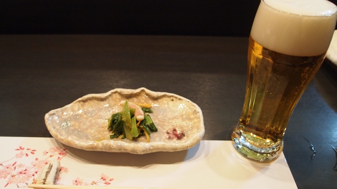 萌えぎ - 料理写真:先付け（ヌタ和え）　2013年4月