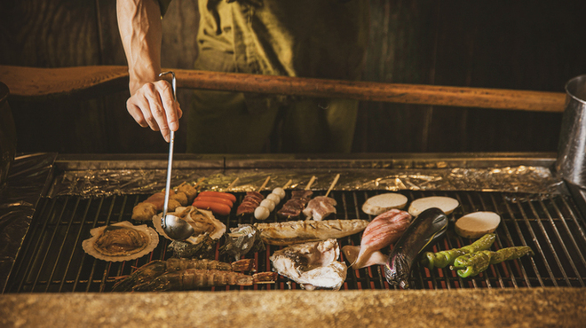 力丸 炉ばた焼 網場 - メイン写真: