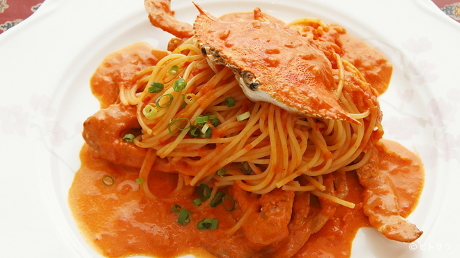 地中海食堂 タベタリーノ - 料理写真:人気ナンバーワン『ワタリガニのパスタ』