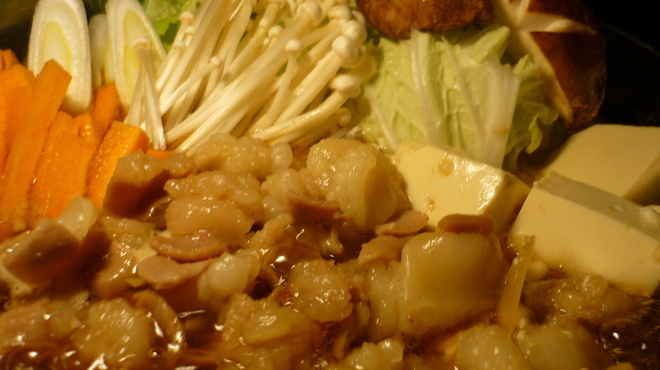 Hakata Motsunabe Genkaian - 料理写真:大好評のもつ鍋すき焼き味！是非堪能下さい。