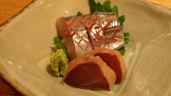 鮨 一二郎 - 料理写真:鯵＆中トロ漬け