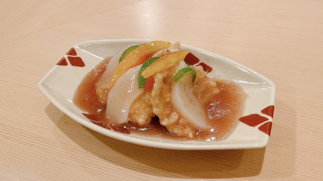 ぎをん桃庭 - 料理写真:季節の果物の酢豚