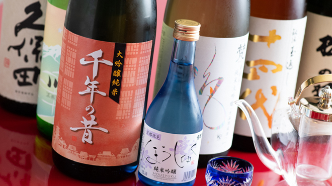 藤や - ドリンク写真:日本酒（辛口を基本とした京都の酒をメインに）