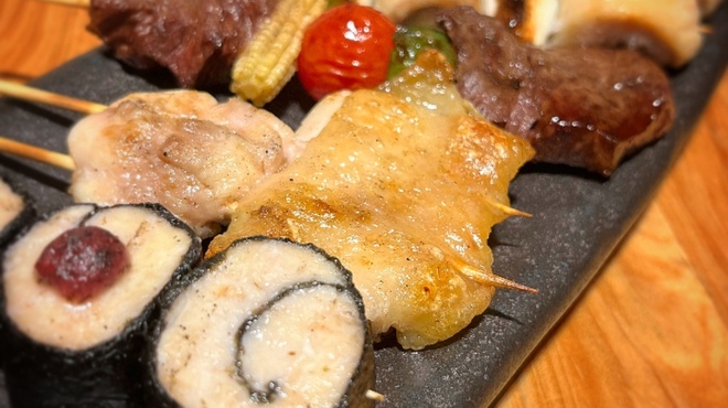 Honkaku Yakitori Daimi U Hete - 料理写真:限定特選串