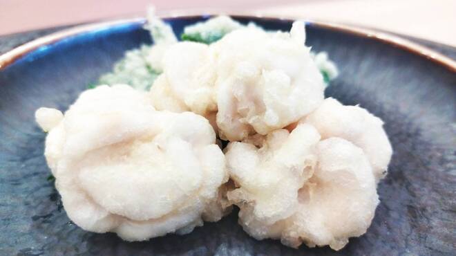 鮨 たか - 料理写真:真鱈の白子天ぷら：衣さくさく、中トロトロ！