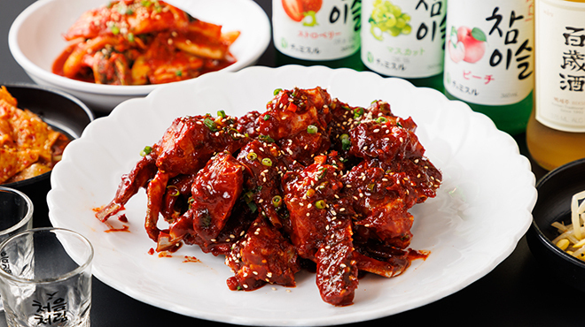 韓国式 ドゥンチョン しゃぶしゃぶ - メイン写真:ヤンニョムケジャン