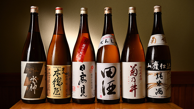 鮨 一新 - メイン写真:日本酒