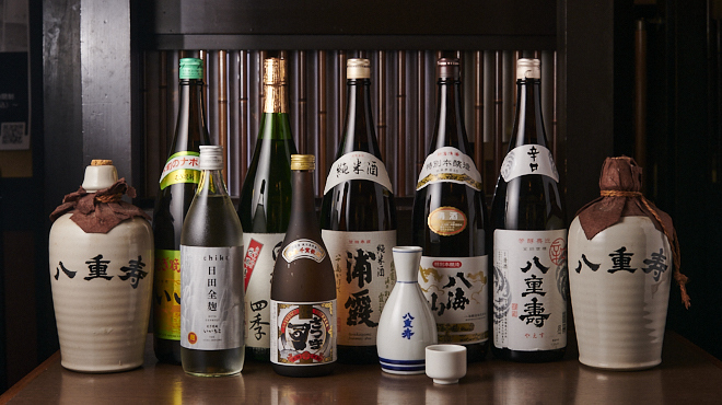八重寿 - メイン写真:酒集合