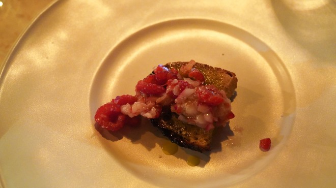 FRANZ - 料理写真:金沢甘エビとラズベリータルタル