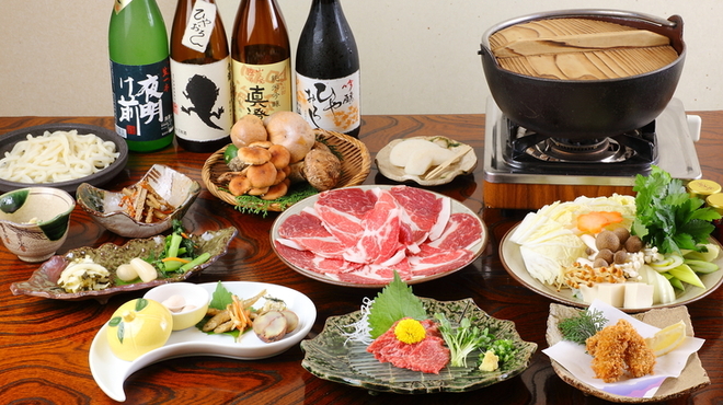 信州伊那谷の味 勘太郎 - 料理写真:勘太郎コース！伊那コースに+で季節限定商品が入ります　春（山菜料理）秋（天然きのこ、松茸など）