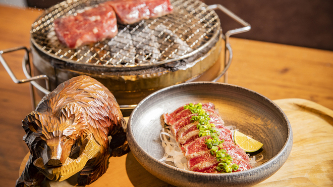 北海道産ひつじ肉炭火兜ひつじ×烤羊肉 - メイン写真:
