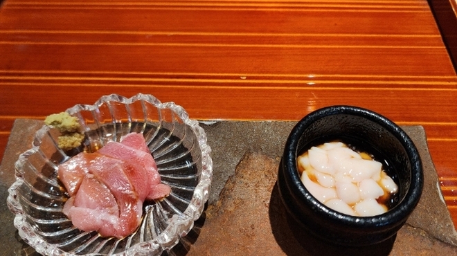 京料理 木村 - 料理写真:トロの味付け♪と生白子の味付けが最高に合う♪♪♪