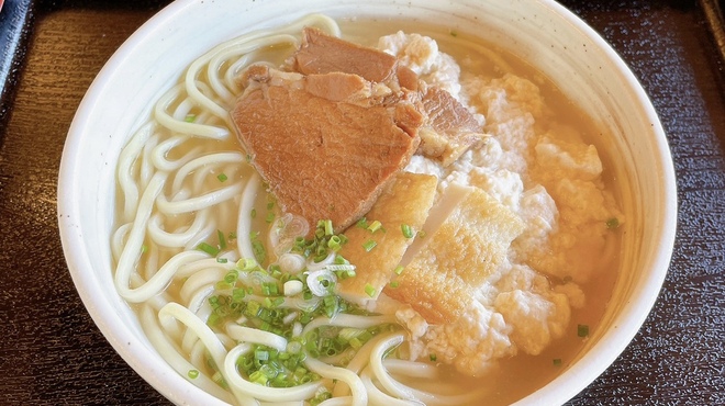 島とうふ 春おばぁ食堂 - 料理写真:まごゆし豆腐そば（かつお）