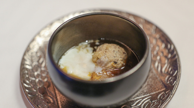 坐漁荘 - 料理写真:天城軍鶏 下田ブルー☆
