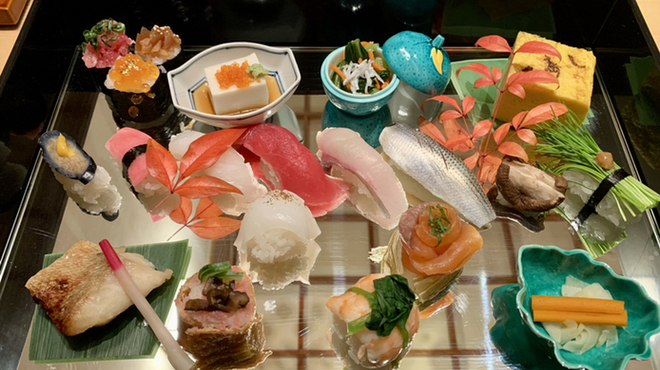 一寿し - 料理写真:壱の段　カラフルな お鮨