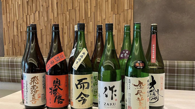 Kuzushikappou Komachi - ドリンク写真:日本酒に力を入れています