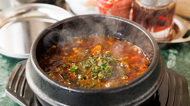 ブルー・ザ・スリー - 料理写真:麻婆豆腐