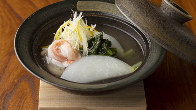 割烹 三千院の里 - 料理写真:京こかぶかに身あんかけ