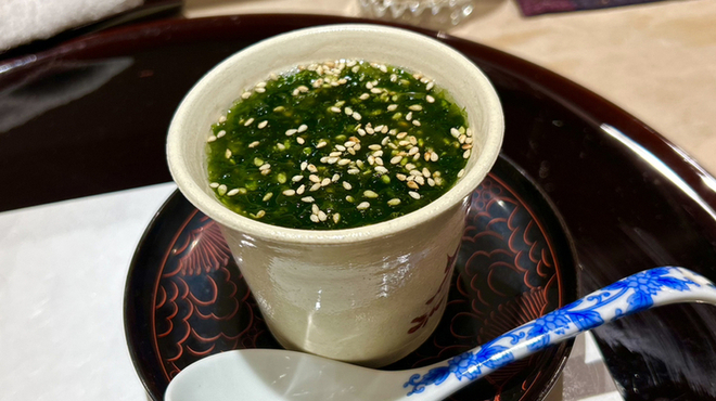 かみその - 料理写真:のりごま酢