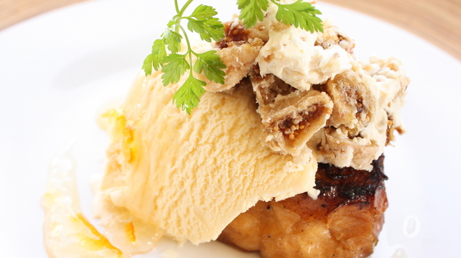 LONCAFE - 料理写真:いちじくとクリームチーズのフレンチトースト