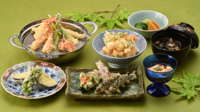 てんぷらと和食 山の上 - 料理写真:季節のおすすめランチ2023夏