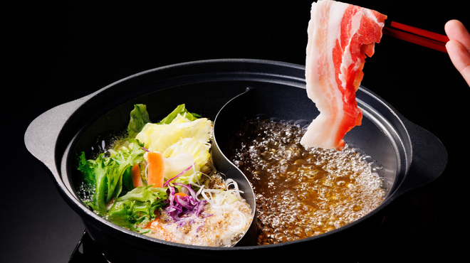 Shimakurobuta Shabu Sunahama - 料理写真: